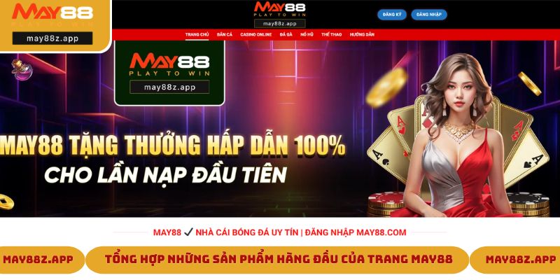 Tổng hợp những sản phẩm hàng đầu của trang MAY88
